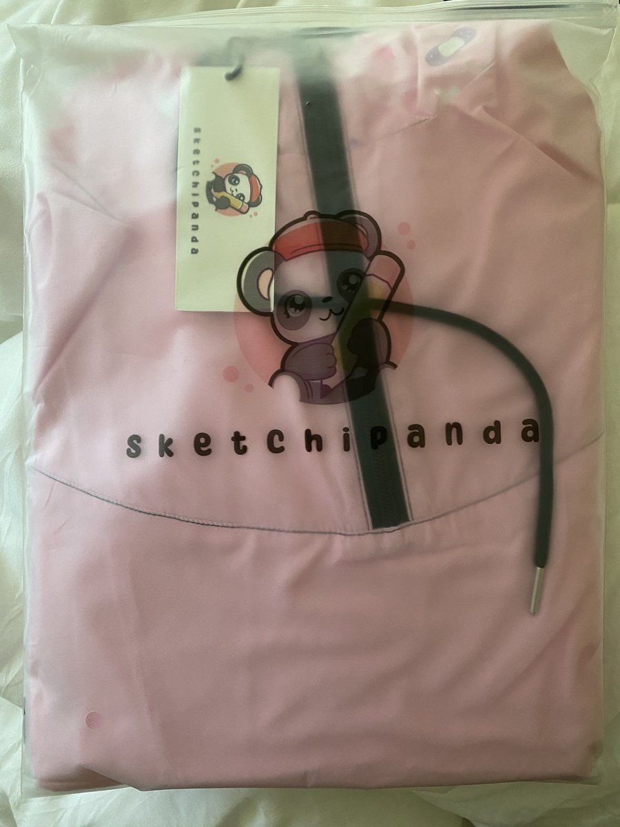 sketchipanda's tweet photo. Windbreaker samples came in today! Super happy to be making my own apparel 😭 womens croptop style. Still waiting on the mens style https://t.co/nFWRZ4SOjr