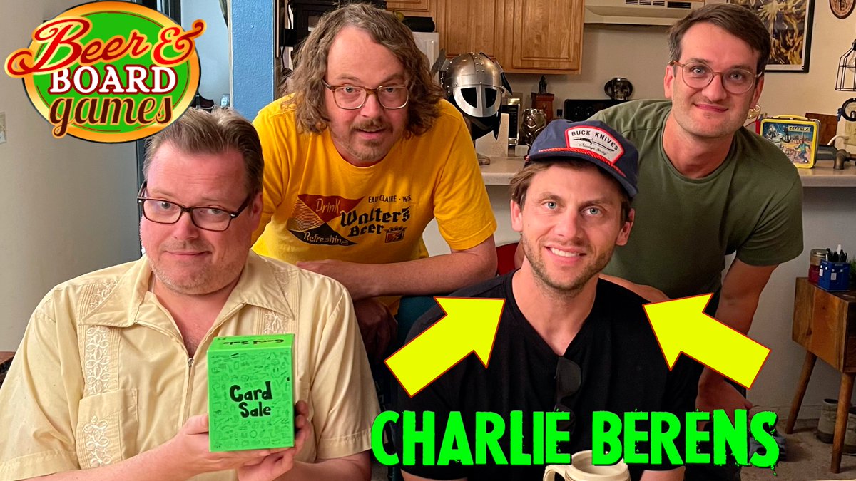 Beer and Board Games (@beerandboard) on Twitter photo We made weird items for a yard sale with Comedian <a href="/CharlieBerens/">Charlie Berens</a> (Manitowoc Minute) and <a href="/ddne/">Dane Schaefer</a> on this extra special episode. Card Sale! Watch it here: youtu.be/owSuOhUwpVg We made weird items for a yard sale with Comedian <a href="/CharlieBerens/">Charlie Berens</a> (Manitowoc Minute) and <a href="/ddne/">Dane Schaefer</a> on this extra special episode. Card Sale! Watch it here: youtu.be/owSuOhUwpVg