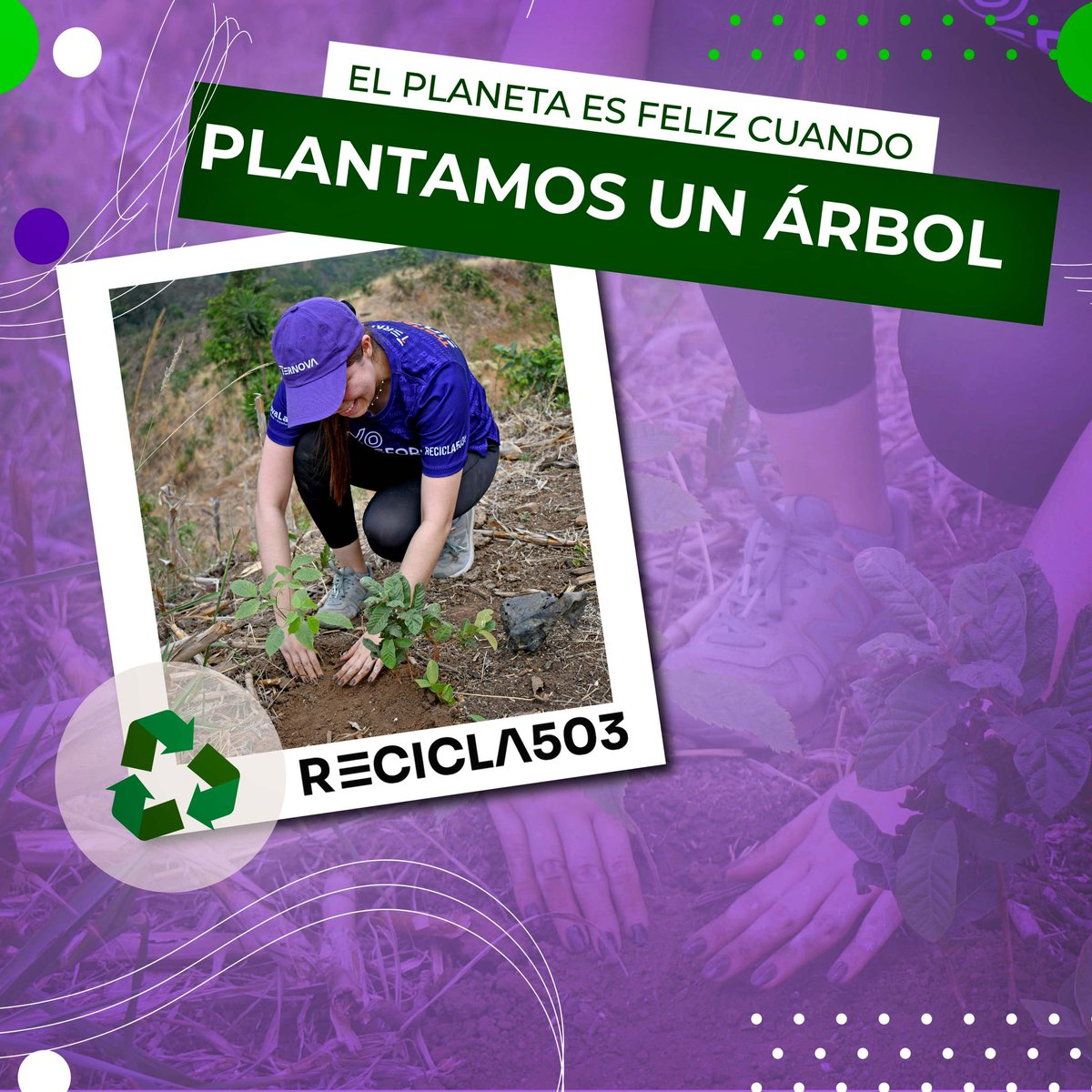 El estado del medio ambiente, es responsabilidad de todos🌎. 
¿Te imaginas cómo sería si todos plantáramos un árbol? 😍
Buenas acciones como plantar un arbolito hacen feliz al planeta 🙌🏼
