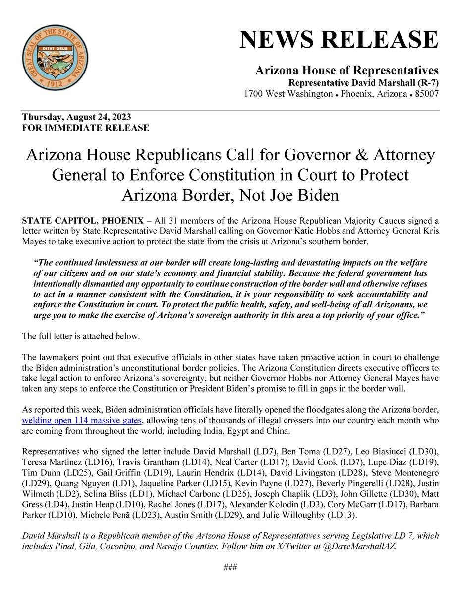 Arizona House Republicans tweet media