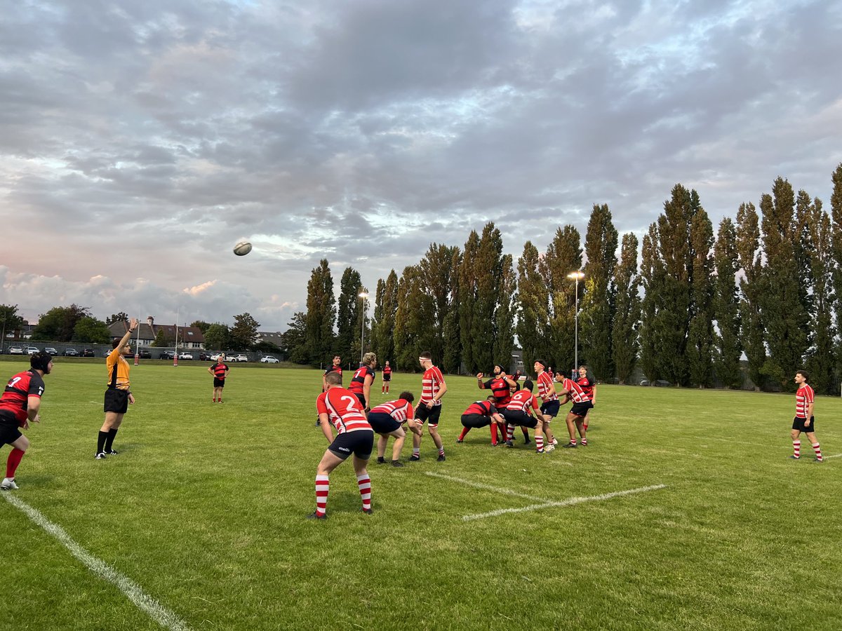 FinchleyRFC's tweet photo. A well supported preseason game against ⁦@SaracensARFC⁩, competitive in all the quarters and great fun to watch. A big thanks to our visitors and the best wishes for the season ahead. #Preseason #WePlayRugby  #RugbyFamily #FinchleyRugby #UpTheFinch https://t.co/D6GjPTmmBV