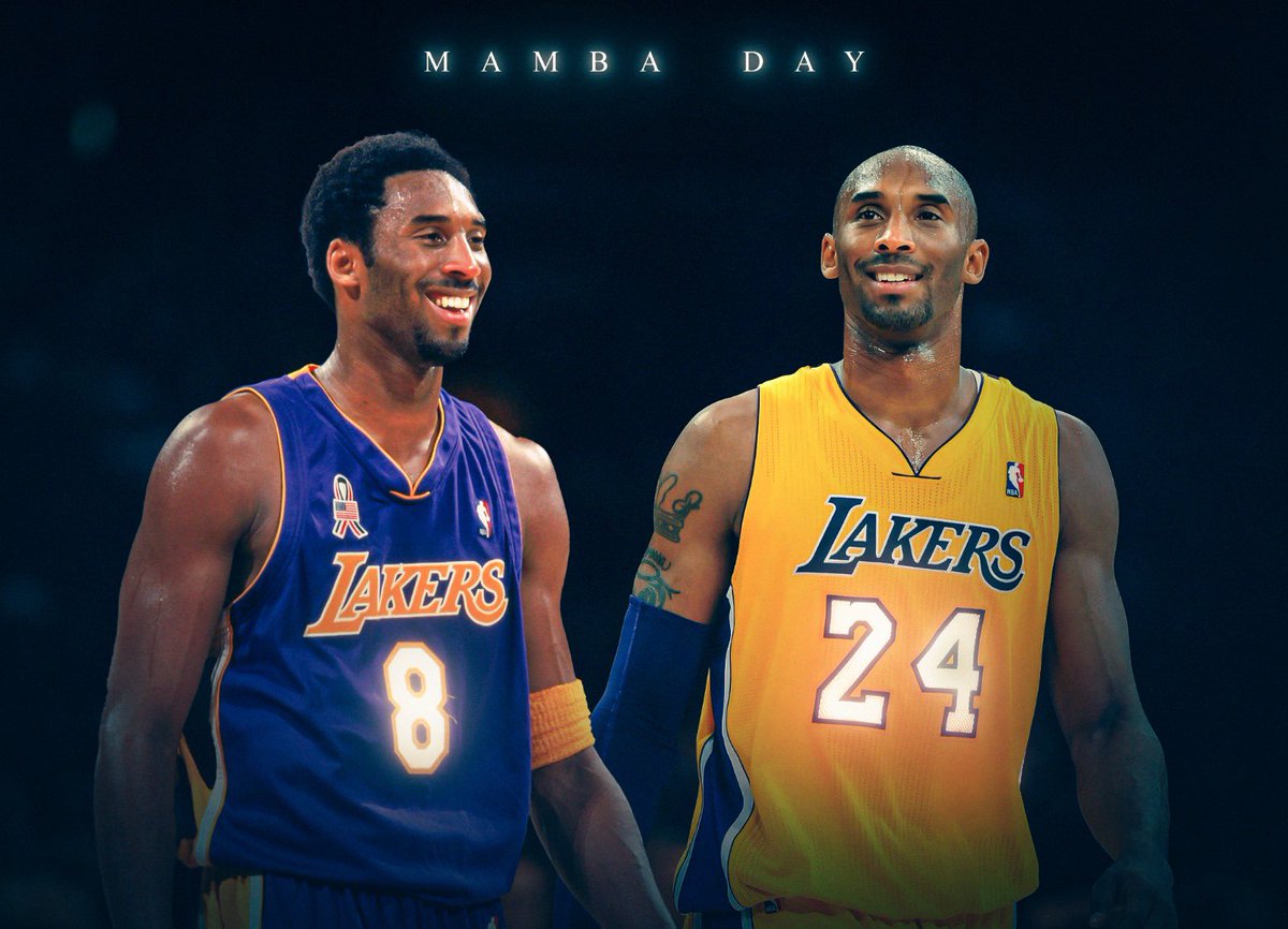 8.24 forever 💜💛 #MambaDay