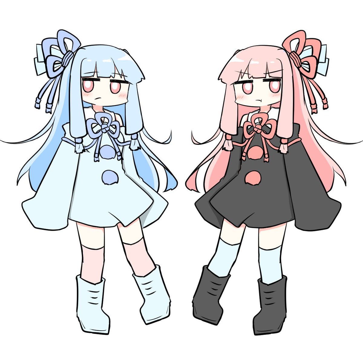 琴葉茜 ,琴葉葵 「」|かんゆのイラスト