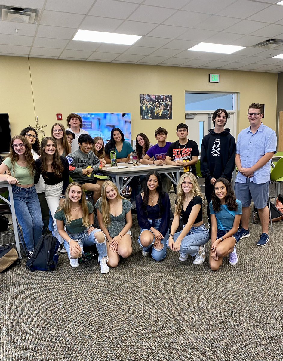 First den discussion of the year with student government! <a href="/TheCoyoteWay/">CypressCreek</a>