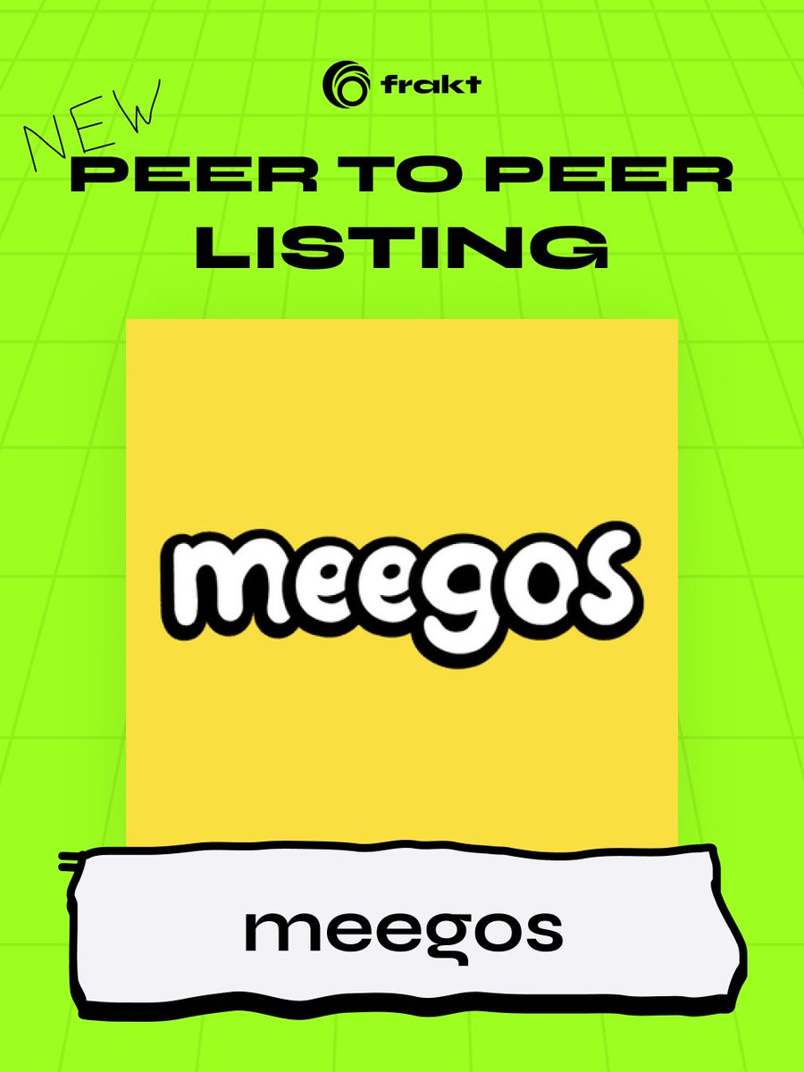 fraktcollection's tweet photo. Huge congrats to our friends at @MeegosNFT for minting out! 🥳

Borrowing and lending is live on https://t.co/wfRTfytJXp to get some liquidity out of these cuties!💚 https://t.co/XrgZqvQvq3
