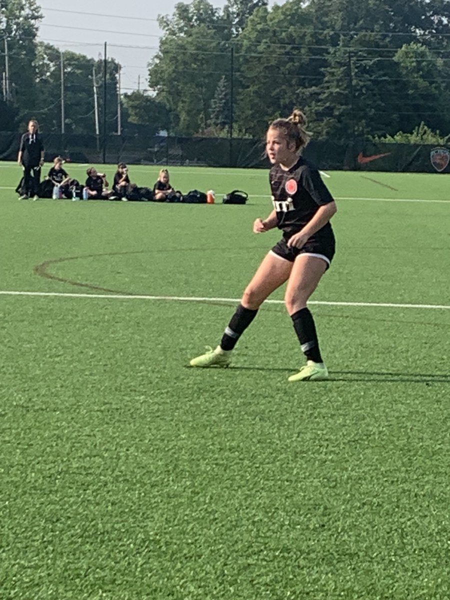 My girl doing her thang for FC Pride soccer.