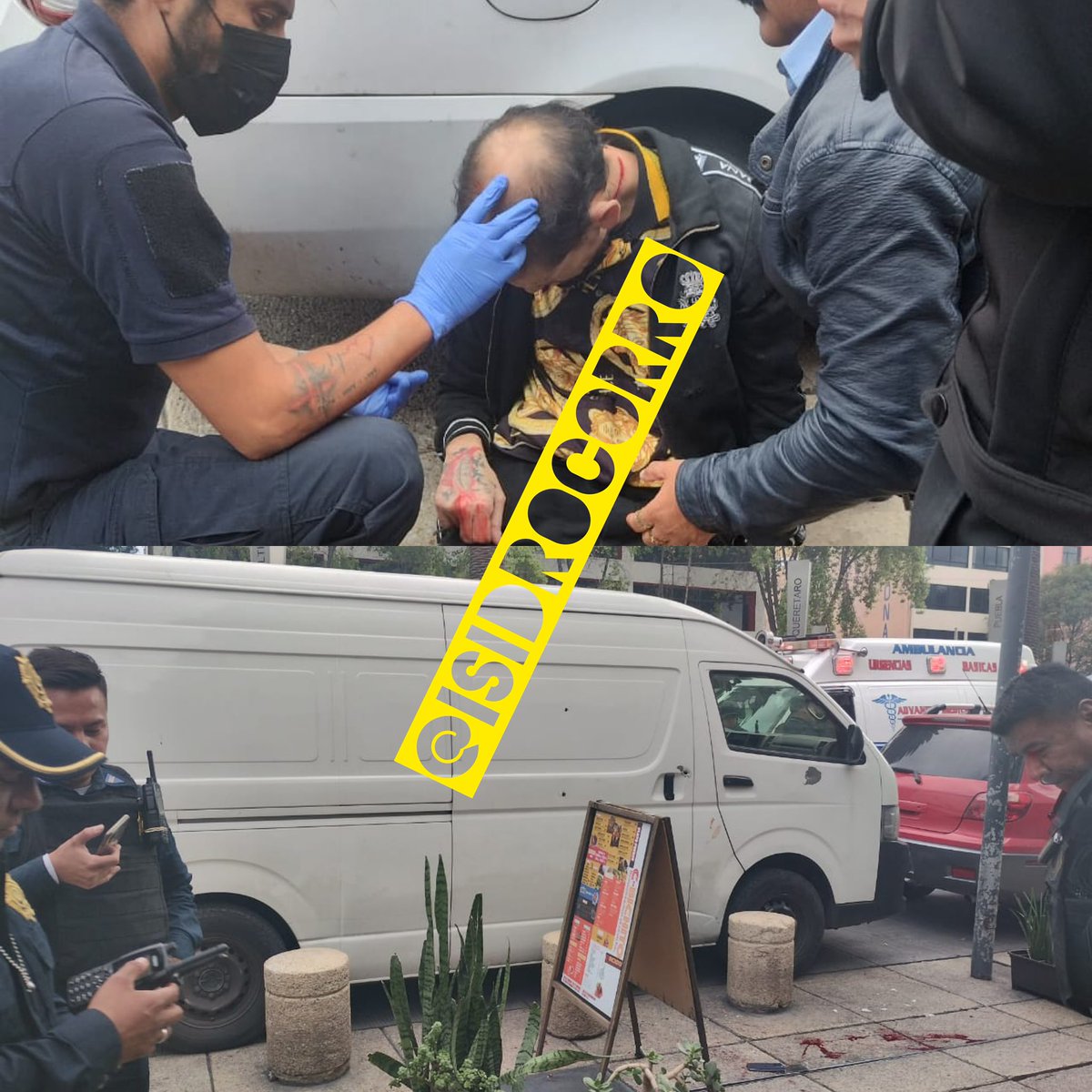 isidrocorro's tweet image. ⚠️Último minuto⚠️: Balacera en las inmediaciones del Monumento a la Revolución. Dos sujetos en moto atacaron a tiros a un hombre y lo dejaron gravemente lesionado. Varios de los disparos hicieron blanco en una camioneta blanca estacionada en el lugar. Ocurrió en la esquina de…