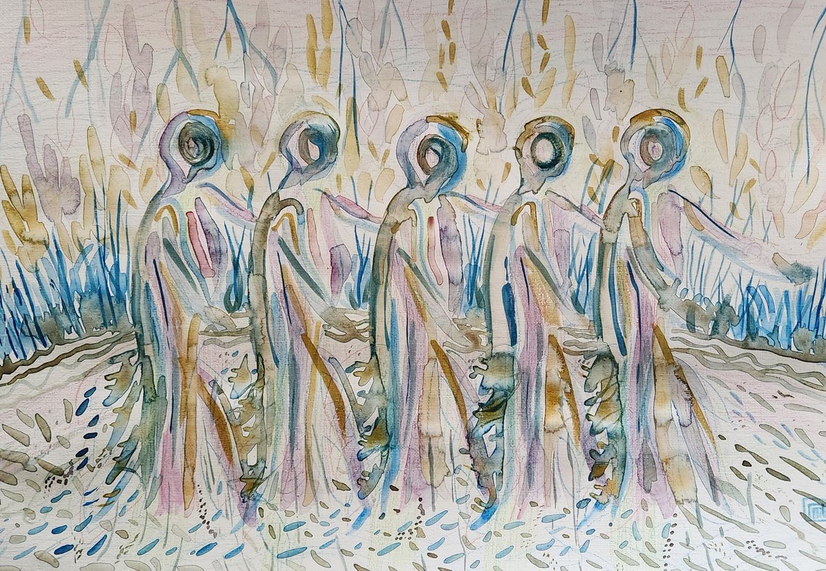 mcoak6's tweet photo. Soul Stroll
#sketchbook #dailypractice #mariaoakleyart #originalart #watercolour #pencil #art https://t.co/G32IU2cT94