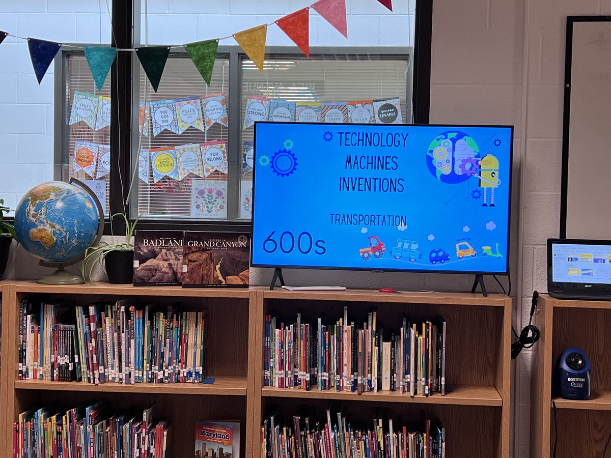 AnnKAnders's tweet photo. The excitement at @EasternWCPS is contagious! @Kelly_Houpt is ready to foster the ❤️ of reading with weeding, reorganization and updates for the new school year. #cleancarpetcounts https://t.co/paAnqBEwe6