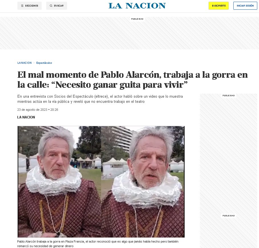 ElCatmanOk's tweet photo. #argentina

Pablo Alarcón , trabaja a la gorra en la calle

https://t.co/2Vlxui3THc https://t.co/urXiT2qNnP