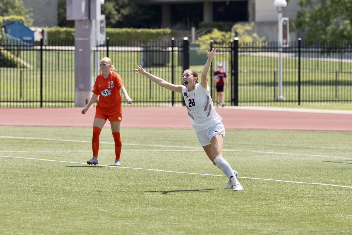 MoStateWSOC's tweet photo. It just means 𝐦𝐨𝐫𝐞. 

@gracieenglish23 has had herself quite the week scoring her first two goals of the season in back-to-back games 🤩🤩

#C4 #MTT #NEXTSTEP https://t.co/Zpmb6DKmeC
