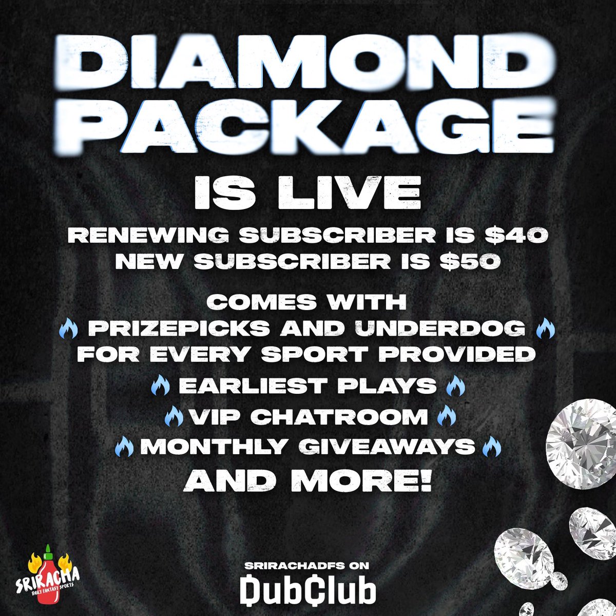 SrirachaDfs's tweet image. 😳 $21,000 WIN 😳

👀4 STRAIGHT DAYS OF 10x/25x 👀

🚨$500 GIVEAWAY🚨

ONE RT OR LIKE WILL BE CHOSEN! 

I have attached a screenshot of previous $250 winner below in replies👇🏼

💎Diamond Package is now live! 💎

dubclub.win/r/p/pri-g9jf3/…

INSANE $50,000 HEATER RIGHT NOW!…