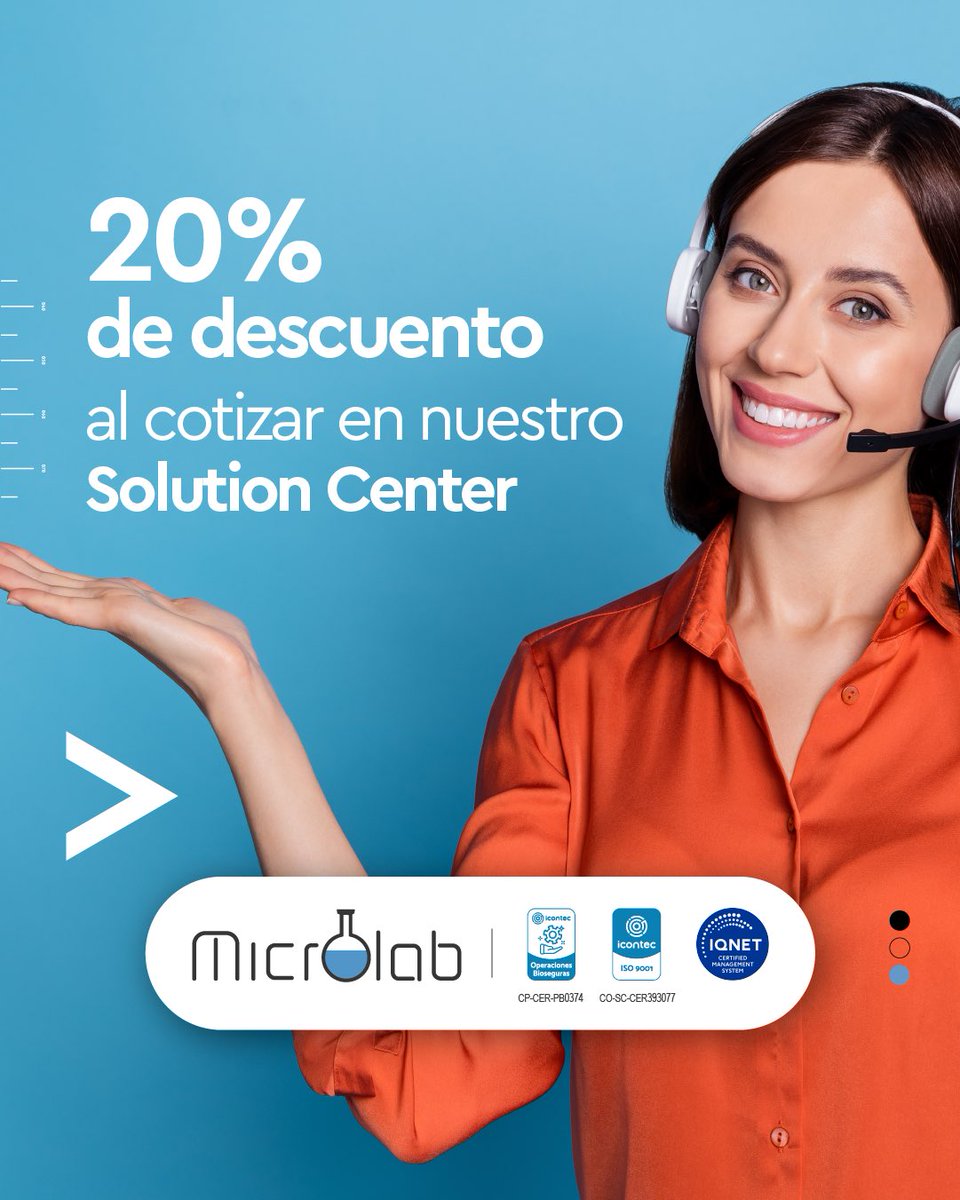 Microlabhn's tweet photo. Llama o escribe al 2283-6100 y recibe automáticamente 20% de descuento en tus análisis clínicos. 💙

#Microlab #Descuento #SolutionCenter https://t.co/AAijLGeqn1