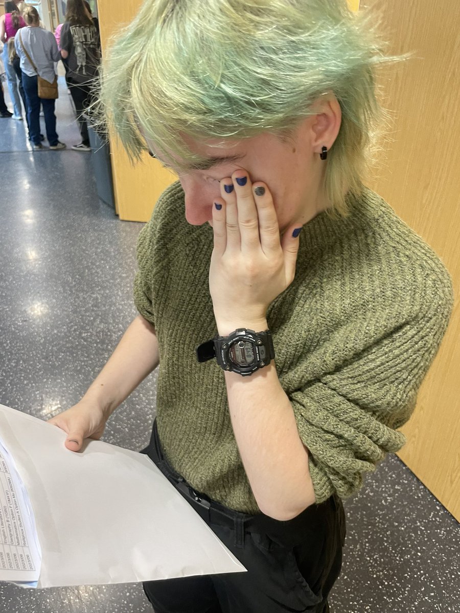 First came the shock, second came the tears, then eventually we got a smile! So proud of you Rose! <a href="/EppingStJohns/">ESJ</a>