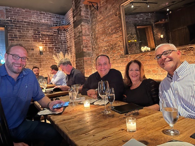 AssadiGit's tweet image. Enjoyed spending time with our client @ARRLimited with senior management team Mel Sanderson, Donald S. Swartz II, and Jose Rico along with @DavidBatistaCT at the @OTCMarkets  celebrating the Company&apos;s listing for ADRs on the OTCQX: $AMRRY and for a strategizing dinner afterward.