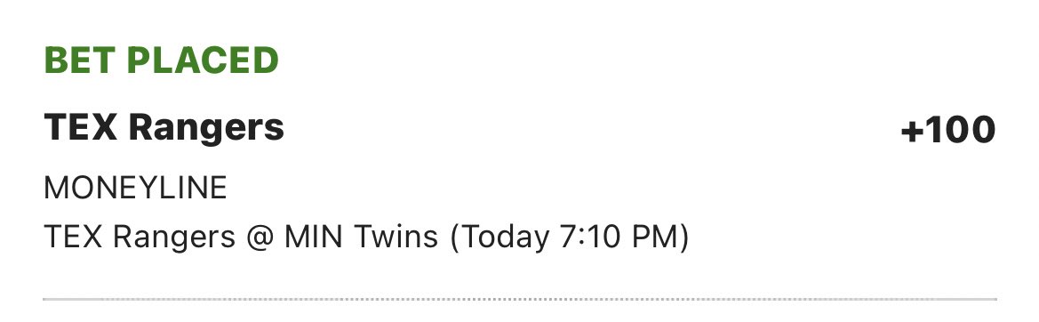 BDE__BETS's tweet photo. LOCK OF THE DAY 🔒

Rangers ML +100 🔥

LETS RIDE 😎

#MLB #mlbbets #MLBPicks #MLBTwitter #MLBxESPN #AFGvPAK #AlluArjun𓃵 #AskNedir #NationalAwards #PakistanCricket #Prigozhin #Wagner #MNTwins #StraightUpTX #MookieBetts #NoMercy #Balogun #Arizona #MambaDay #Sports #sportsbetting https://t.co/mO14MoXAYo