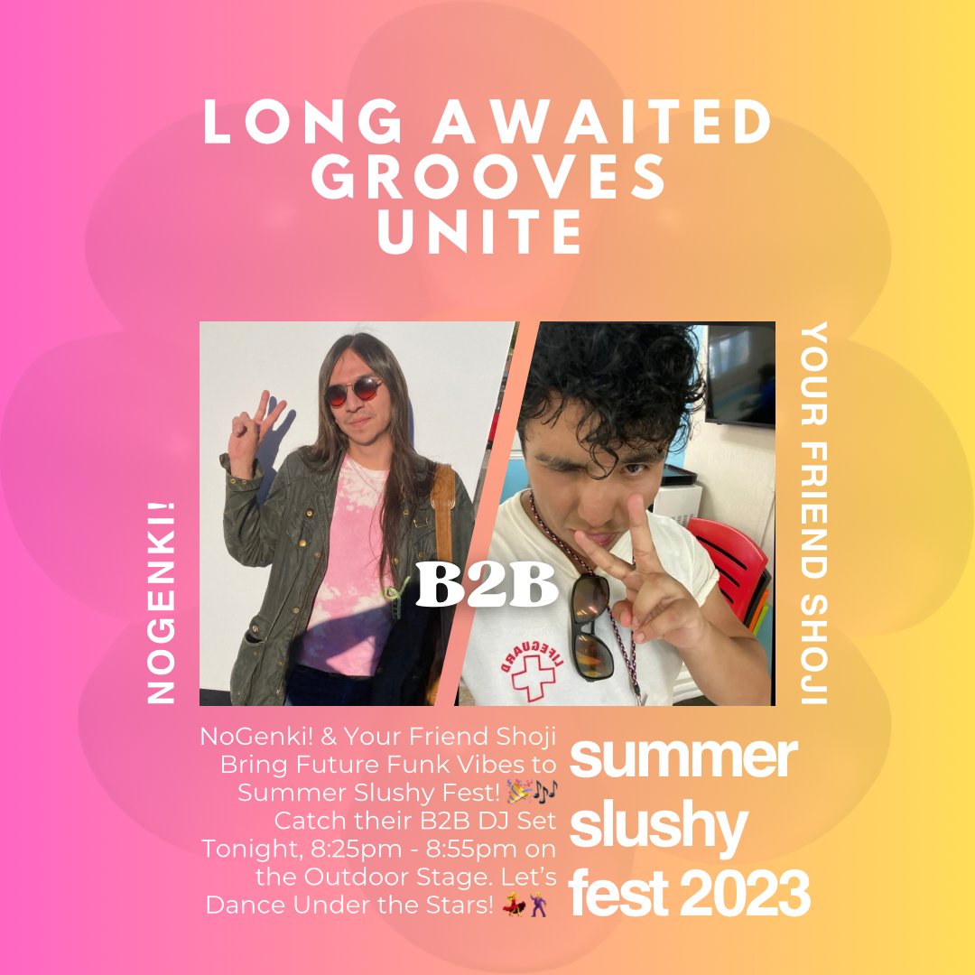 Outdoor stage 8:25pm tonight with <a href="/NOGENKIDESU/">NOGENKI!</a> ☆ミ