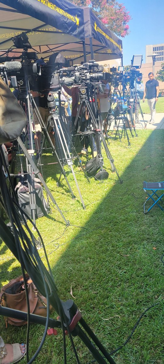 Righthandnews's tweet image. News conference at Orange County Sheriff's. #CooksCorner #Orangecounty