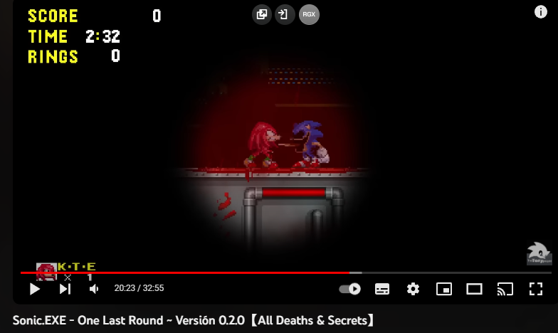 Sonic.EXE - One Last Round ~ Versión 0.2.0【All Deaths & Secrets