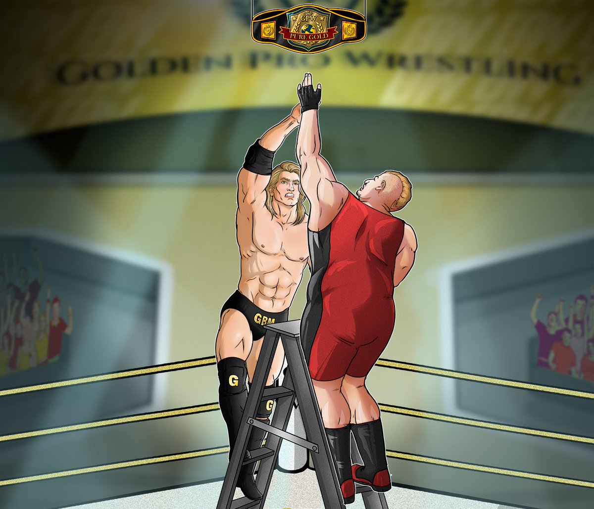 GoldenProW's tweet image. GOLD RUSH IS HERE!

All championships have been decided, including the EPIC ladder match between Golden Ben Miller and Violence for the Pure Gold Championship.

Read now goldenprowrestling.com/event/gold-rus…

@TheEnemiesPE3 @TwoHeadsPodcast @PWNPodcast @WrestlingWCC @SamiZayn @MostPeacefulOne