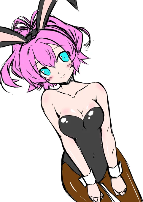 朝のお絵描きバニジャベさん。30分ではここまでが限界です、、、 