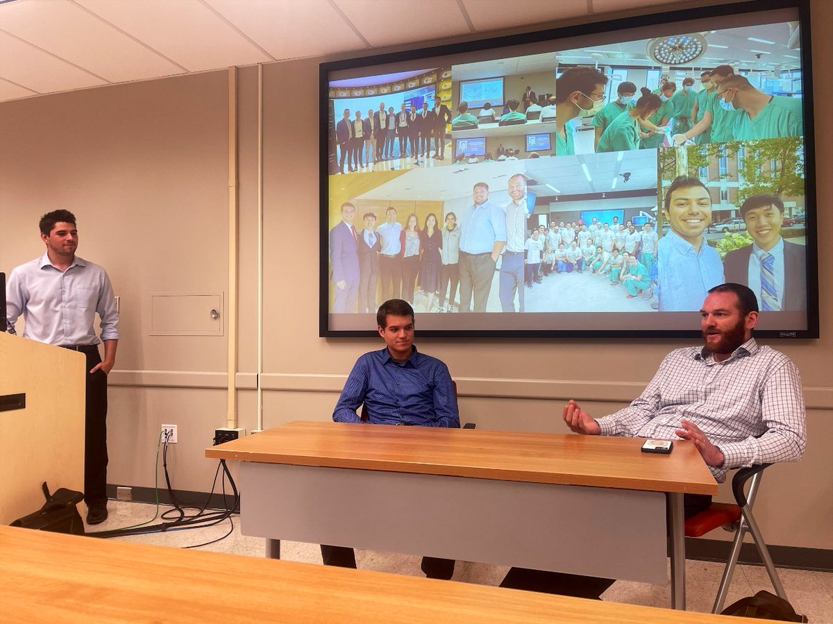AJGrossbach's tweet photo. Great time tonight discussing neurosurgery with the new M1 and M2 students at the Ohio State Neurosurgery Interest Group tonight! Fun to spend time with such bright and energetic students! @NeurosurgeryOSU @OhioStateMed https://t.co/aB5ltr9xsV