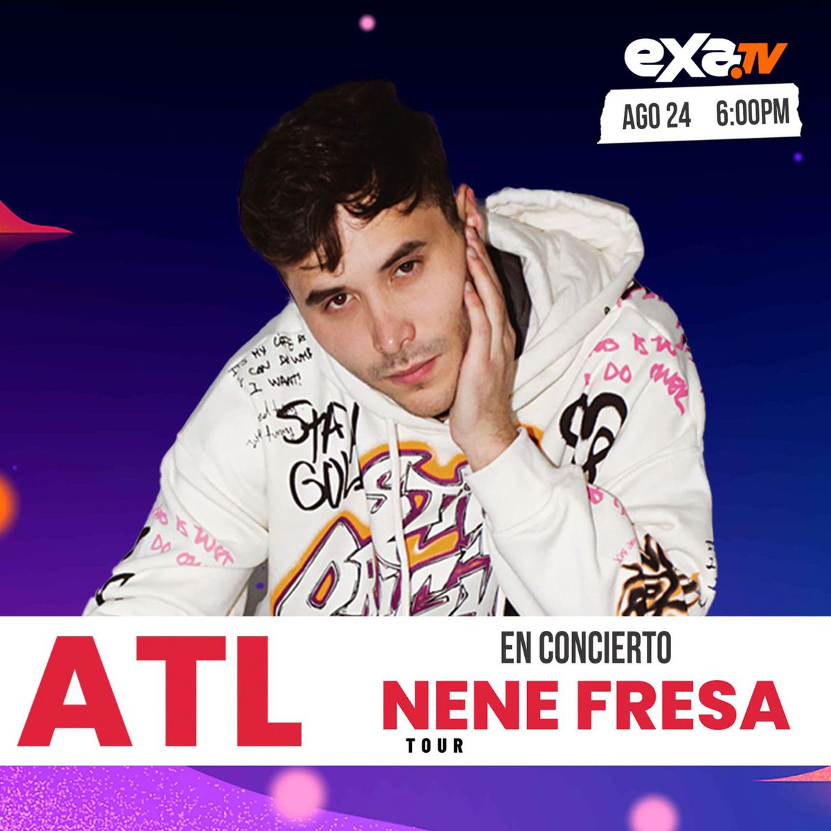 ATLSanLuis's tweet photo. ¡ES HOY ! ¡EEEESSSS HOOOOY!

No se pierdan la experiencia de lo que fue el Nene Fresa Tour en CDMX.🍓

Emocionadas de verte ✨brillar✨ en el escenario @atlgarza. 💗 https://t.co/ep4zQgFS0U