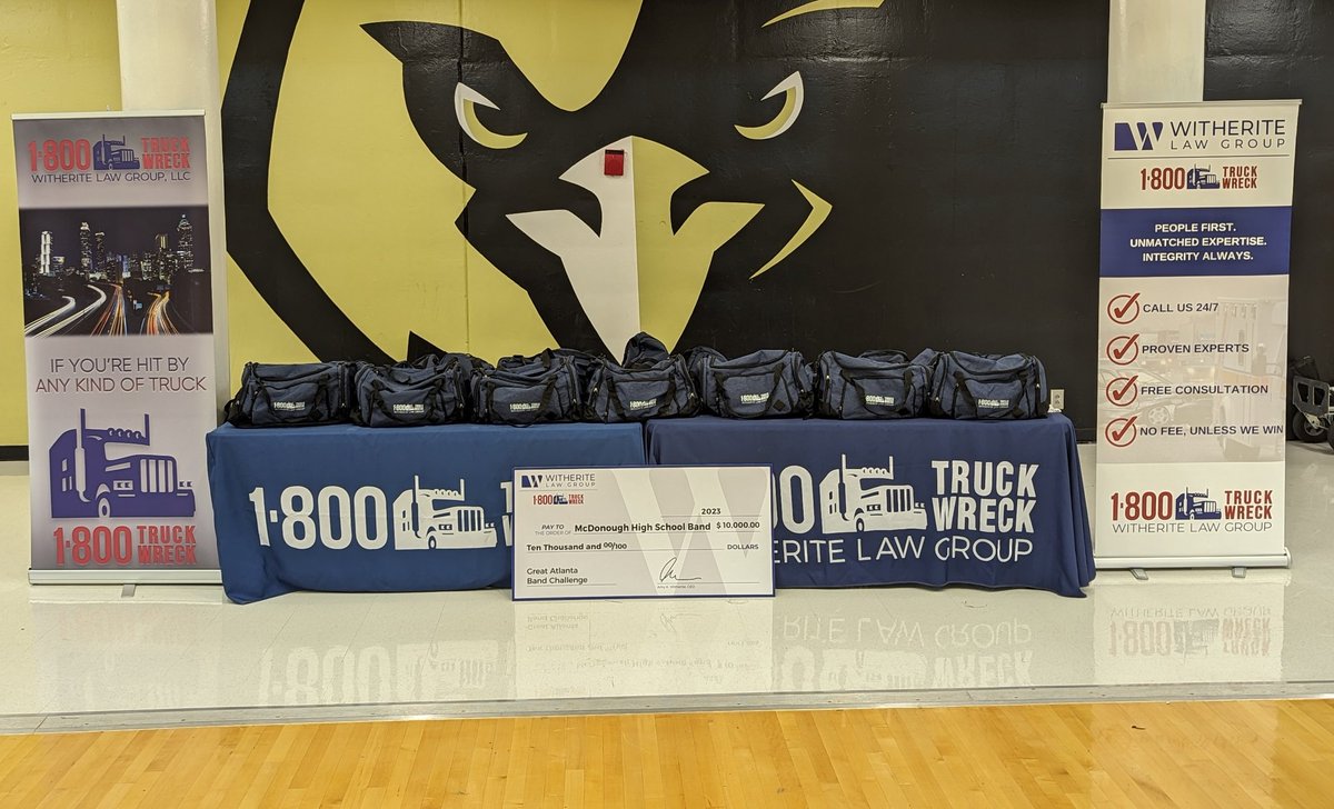 McDonoughHS_AD's tweet photo. Amazing things are continuing to happen at McDonough High School &amp; we would like to thank all 6,800+ community members who voted for our Mighty Marching Warhawks to win $10,000 compliments of @1800TruckWreck!

BELIEVE THE HYPE!

#WarhawkPRIDE #WinningForKids #OurWinningSeason https://t.co/aXPJvfXsst