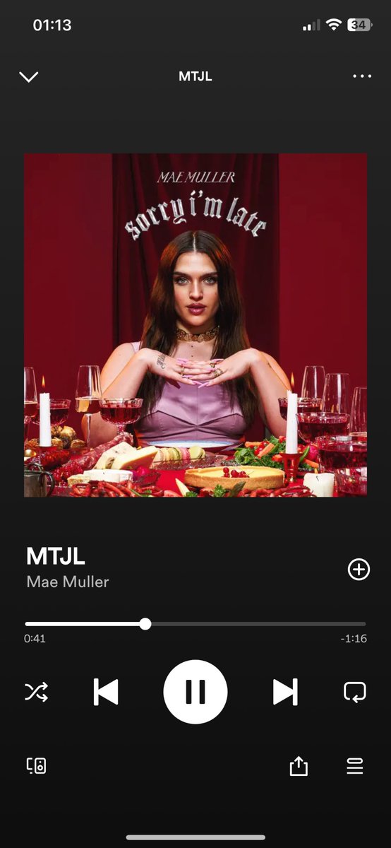 This is fucking amazing. Wishing it was another minute and 57 seconds longer. Ain’t <a href="/maemuller_/">Mae Muller</a> the best?!