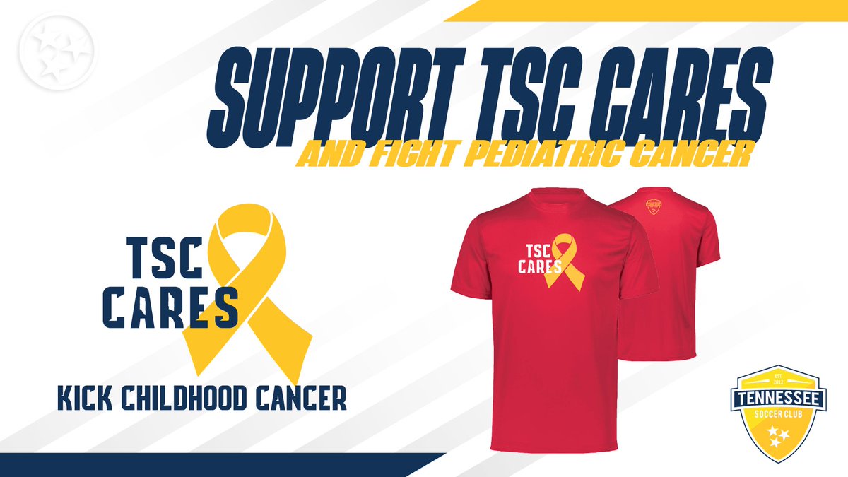 Join us in supporting the fight against pediatric cancer and order your TSC Cares shirt today! 

Order here: wegotsoccer.com/kit/tsc-cares-…

🎗️| #TSCcares
