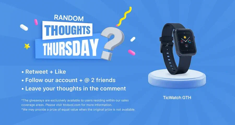 Mobvoi_Official's tweet photo. #RandomThoughtsThursday #Giveaway
Happy #InternationalLotteryDay, folks! 🎉 Whether you've won big, just pocketed a few coins, or never bought a ticket!

👉What would be the FIRST thing you'd do with a mega lottery win? 🍀💭

🎁: One winner for a #TicWatchGTH 

#Android #DreamWin #LotteryDayDreams