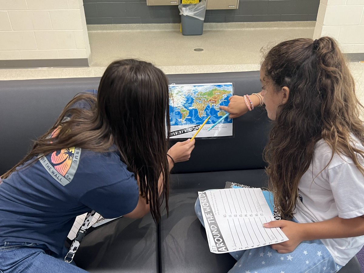 This week in 6th grade World Cultures, we are learning about latitude and longitude.  Today the scholars used latitude and longitude to find points on a map.  #alvaradoexcellence #snowdensscholars <a href="/alvaradojrhigh/">Alvarado Junior High #Tr1be</a>