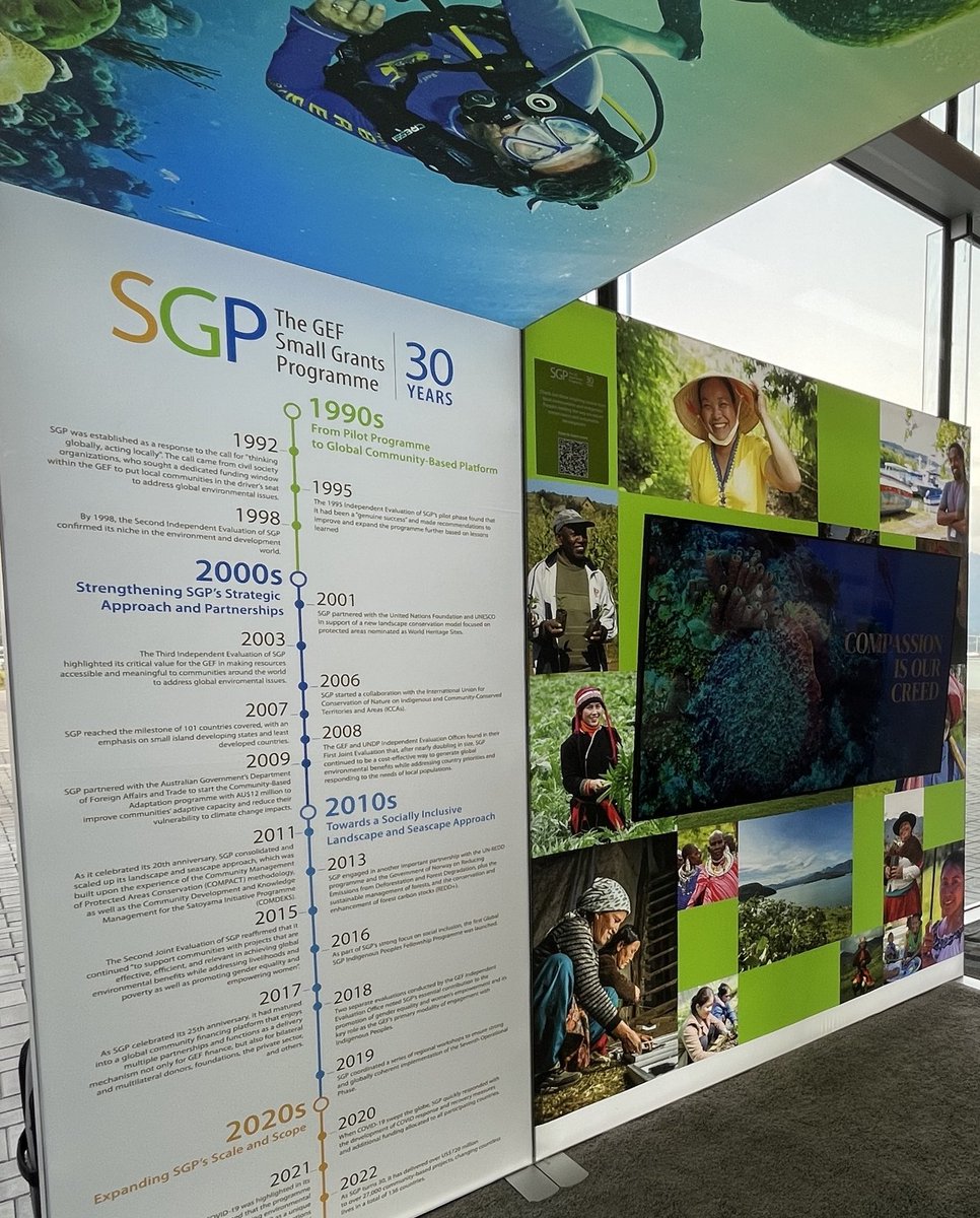GEF_SGP's tweet image. Incredible work at #GEFassembly2023 - including announcement of Global Biodiversity Framework Fund - which will unlock new, momentous action on biodiversity loss, environmental &amp;amp; climate degradation.
We&apos;re so pleased to be here.
📣go.undp.org/ZT2W #KMGBF #AgreementToAction