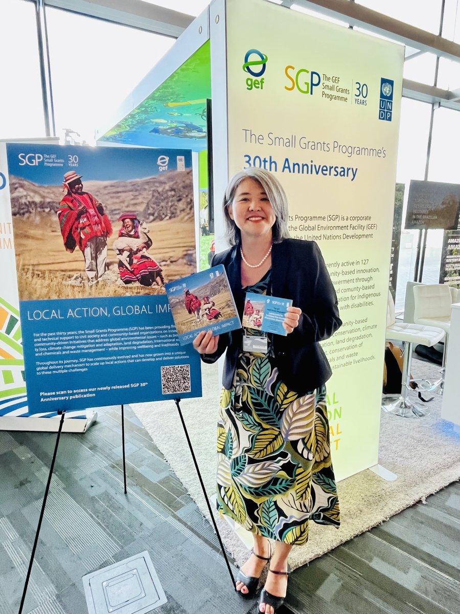 GEF_SGP's tweet image. Incredible work at #GEFassembly2023 - including announcement of Global Biodiversity Framework Fund - which will unlock new, momentous action on biodiversity loss, environmental &amp;amp; climate degradation.
We&apos;re so pleased to be here.
📣go.undp.org/ZT2W #KMGBF #AgreementToAction