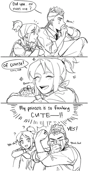 (Sketch) "Friends miss each other, no?"-Jett

#firestorm 