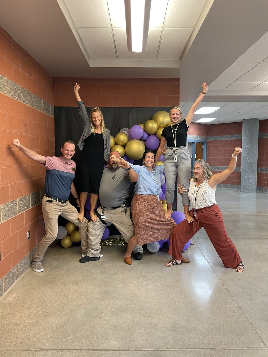 Office Team picture to start our day and encourage the rest of the staff to partake during early out! The pictures we’ve received are AWESOME ✨ NGC Staff is amazing! #proud2br3 <a href="/Linc_R3/">Lincoln County R-III School District</a>