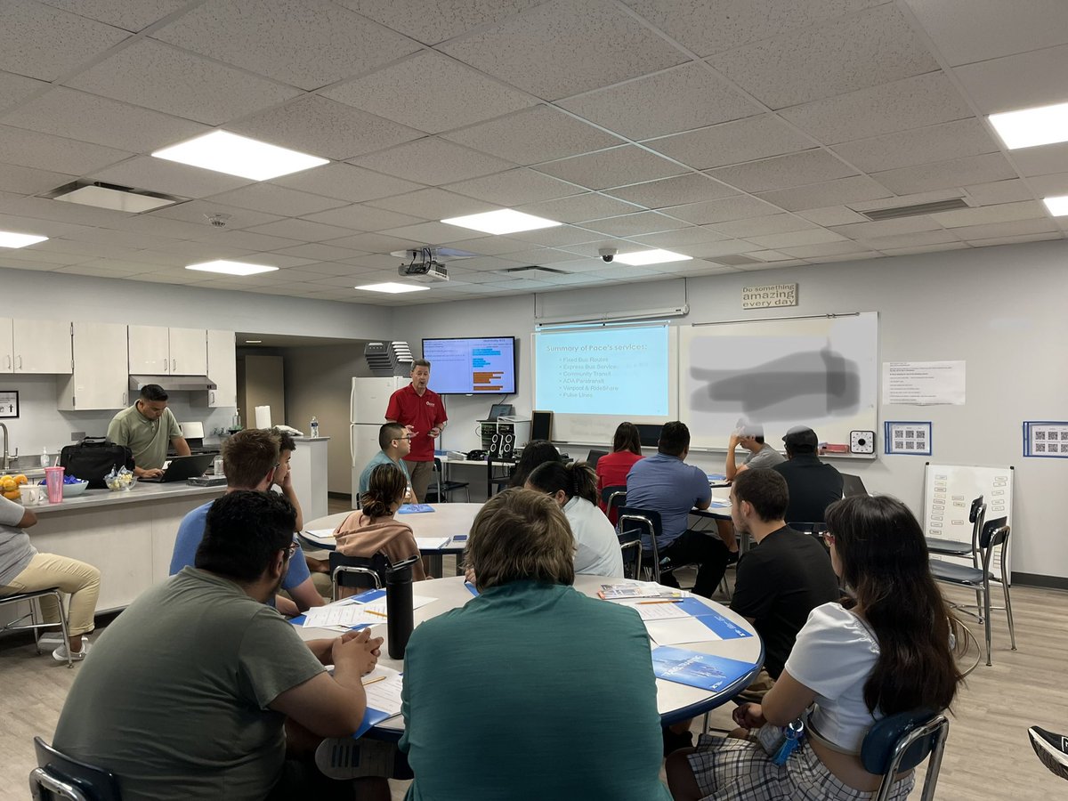 A huge thank you to our partners <a href="/RTA_Chicago/">RTA Chicago</a> and <a href="/PaceSuburbanBus/">Pace Suburban Bus</a> for presenting to our transition students about the vast services they provide. Thank you for helping us process all our RTA cards. <a href="/leydenpride212/">Leyden High Schools District 212</a> #leydenpride <a href="/SonjaKosanovic1/">Sonja Kosanovic</a>