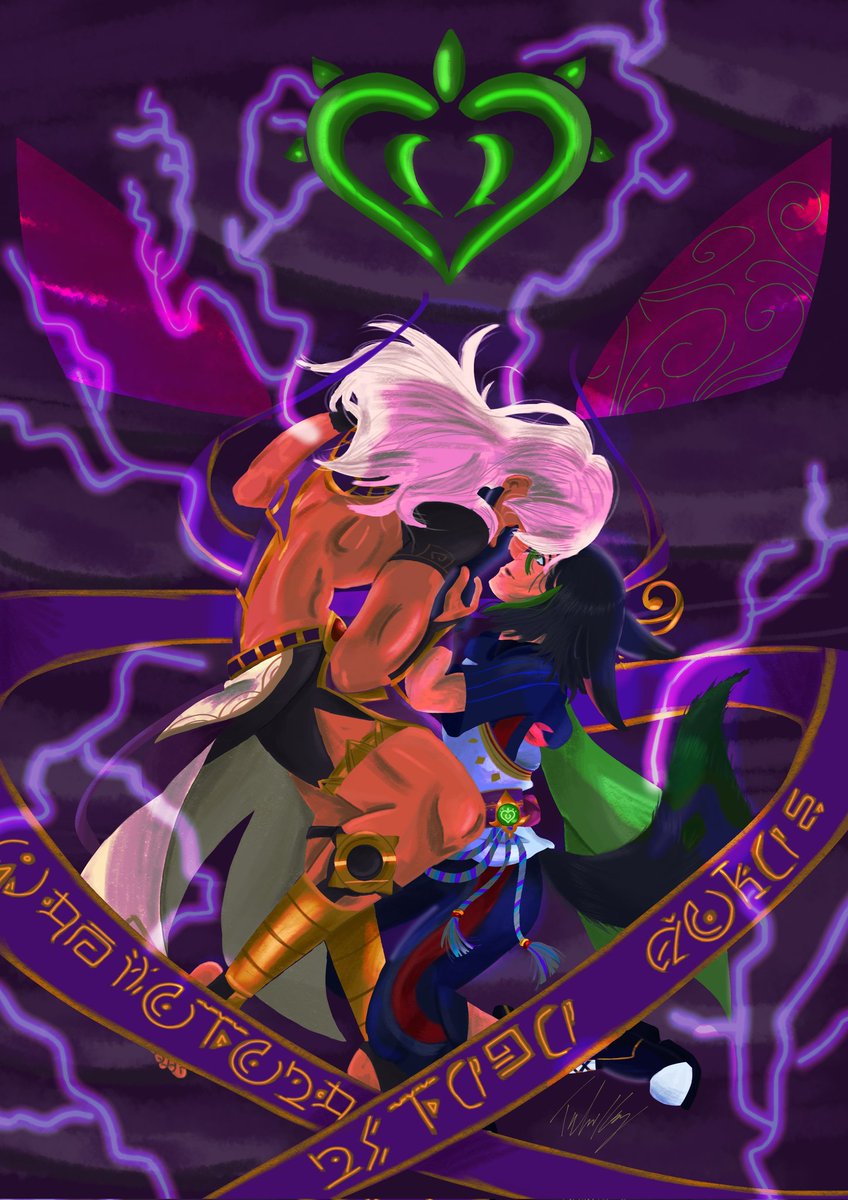 ArtOfACookie's tweet photo. The full piece I did for @GildedBonds zine. Check out the zine if you get the chance, many talented artists and writers worked hard. And it's free https://t.co/YgqojSMKmw