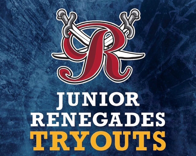 CBRRenegades's tweet photo. OPEN TRYOUTS
Sept. 6, 9-10pm
Sept. 7, 8-9pm
Sept. 11,  9-10pm
Sept. 20, 10-11pm
$10 per session, CBS Arena, tryouts open to graduates of the CBRMHA program, Queen Elizabeth, Holy Spirit, and eligible returning players.  @sjjuniorhockey @TownofCBS @HolySpiritHS @hockey_qe https://t.co/04qDSfQsUe