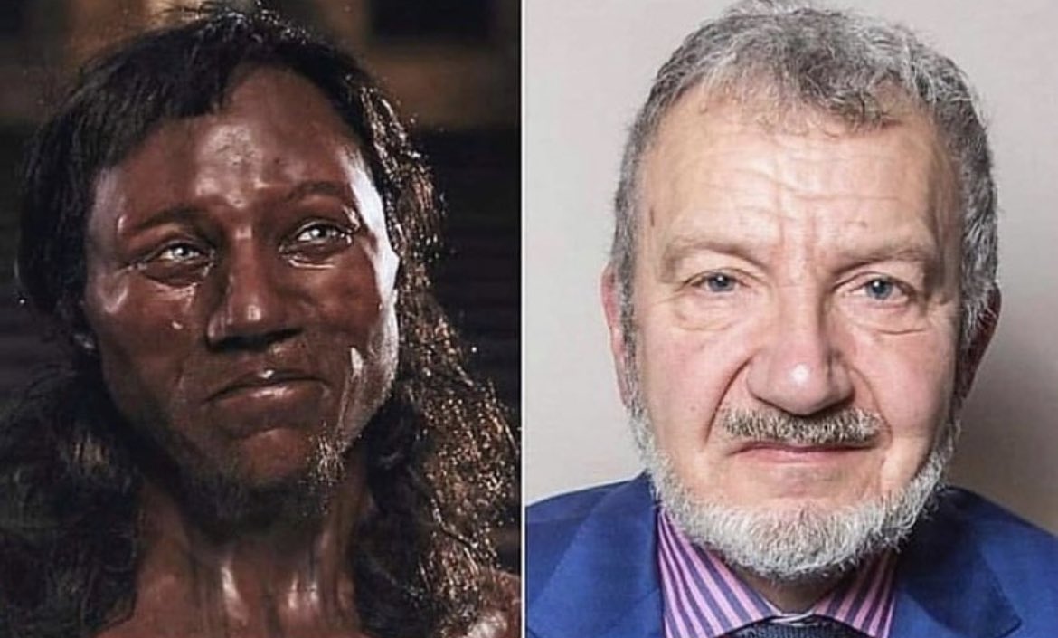 A 9,000-year-old skeleton was discovered inside a cave in Cheddar, England, and was affectionately dubbed 'Cheddar Man.' DNA testing confirmed that a living relative lived approximately half a mile away, tracing their lineage back nearly 300 generations.

In 1903, while