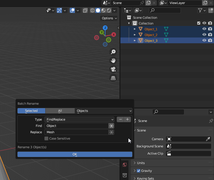 glasses09454853's tweet photo. Glassesのタケです☺️
BlenderでBatch Rename機能を使ったことはありますか？
Ctrl+F2で呼び出せて、マテリアル名やオブジェクト名を一気にリネームしたい場合に便利ですよ～！
一部分を置き換える・名前の先端や末端につけるなど様々なリネームが可能です。
#b3d #batchrename #リネーム https://t.co/PVOgp9fpxq