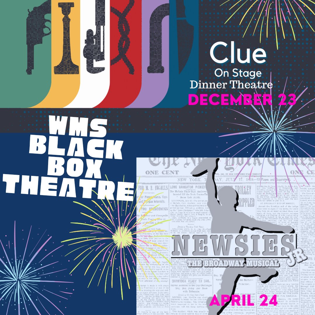 The word is out - - - A first-of-its kind season coming to the Black Box this year! We can't wait to get started! Join today! #wmsdramaclub