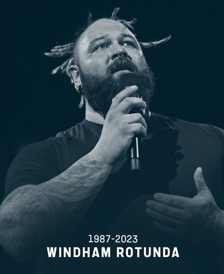 GingerFish19's tweet image. Doesn't seem real. RIP Windham #BrayWyatt