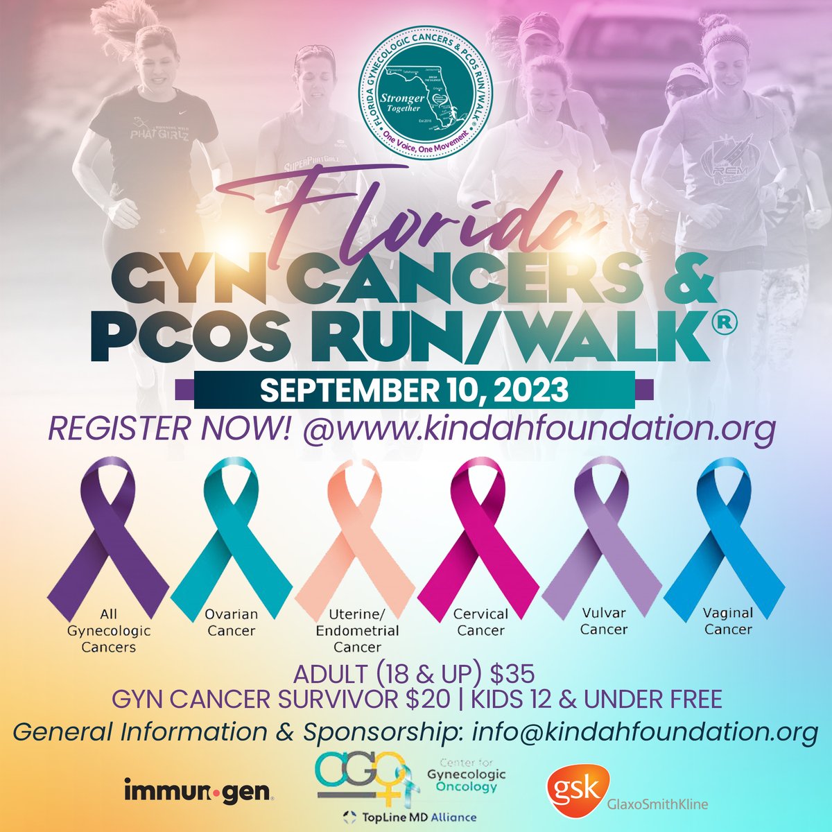 Florida Gynecologic Cancers & PCOS Run/ Walk tweet media