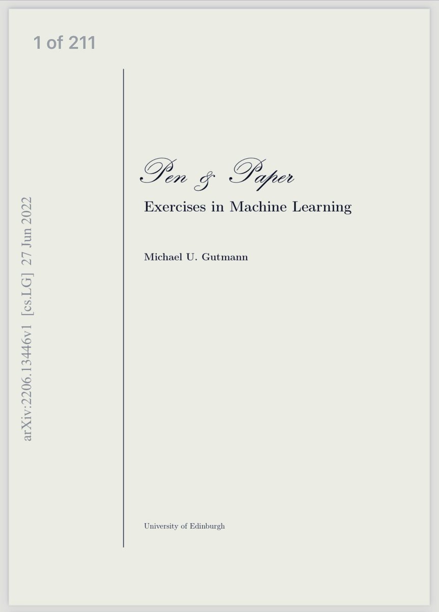 KirkDBorne's tweet photo. [Download 211-page PDF]
The conceptual #Mathematics behind #MachineLearning with example-based learning: https://t.co/QpOLEEaatx
—————
#BigData #DataScience #AI #ML #LinearAlgebra #Calculus #Inference #Graphs #DirectedGraphs #DiscreteMathematics #Probability #Statistics https://t.co/oKoMNpA9RS