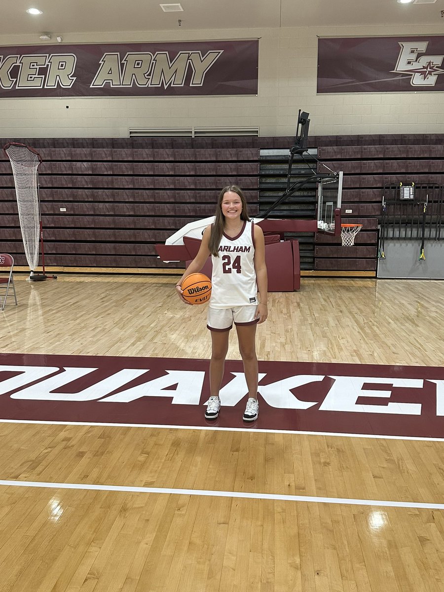 I am happy to share that I have received an offer to play at the next level following a wonderful visit to Earlham College and the <a href="/EarlhamWBB/">Earlham WBB</a> facilities. Coach Adams and Coach Sims, thank you for having faith and confidence in me!
 <a href="/DHGirlsBBall/">DixieGirlsBasketball</a> <a href="/KSESpencer2024/">KSE 2024 Spencer</a> <a href="/Coach_Reinhart/">Jake Reinhart</a>