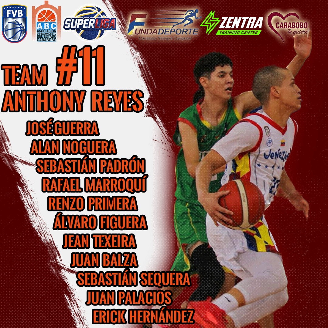 ABCbaloncesto's tweet photo. 3️⃣

⛹️ U-12
⚔️ Team Anthony Mujica vs Team Leandro Mujica
📩 Jugadores más votados: Tiffany Escalona y Samuel Gómez

¡Carabobo es Baloncesto! 🇱🇻

#FVB #ABC #CaraboboEsBaloncesto https://t.co/6wfZvsKMs6