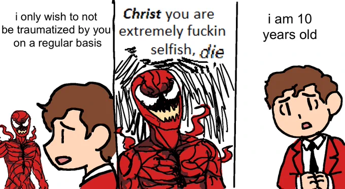 Normie Osborn and Carnage #RedGoblin 