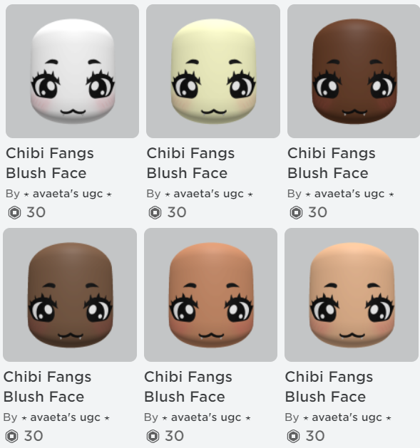Avaeta_'s tweet photo. blushing vampire fang UGC faces out now in various skin tones !🦇

♡ https://t.co/ybDQRJCabw https://t.co/5r7i4t2bSe