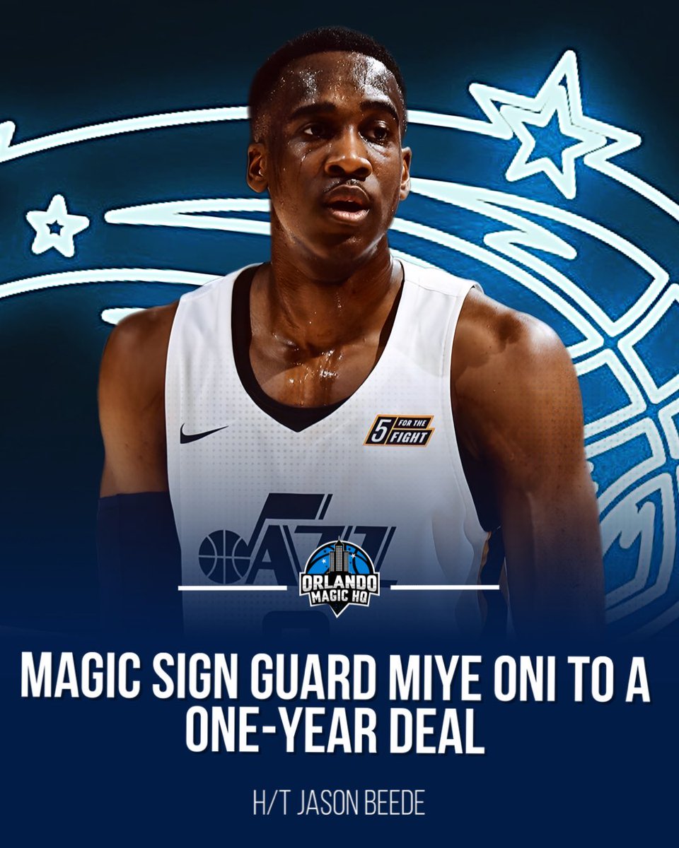 BTI Alum Miye Oni has been signed by the Orlando Magic. Oni was the 2019 Ivy league player of the year at Yale University and was later drafted by the Utah Jazz.